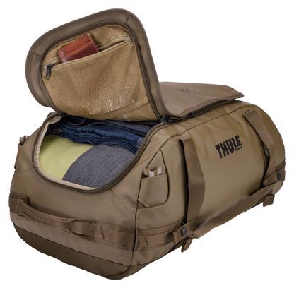 Bolsa de viaje Thule Chasm Recycled Duffel 40 L, color caqui oscuro