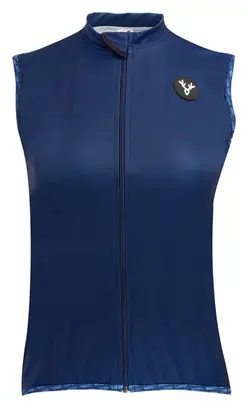 LeBram Allos Women's Blue Sleeveless Jacket Blue