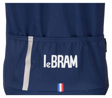 LeBram Allos Sleeveless Jacket Blue Fitted