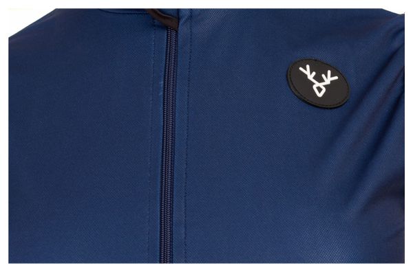 LeBram Allos Sleeveless Jacket Blue Fitted