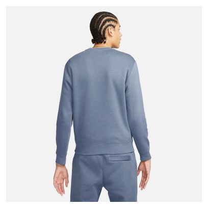 Nike Club Fleece Plus Blue Long Sleeve Top