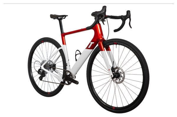 Wiederaufbereitetes Produkt - Gravel Bike 3T Exploro Race Campagnolo Ekar 13V 700 mm Rot Weiß 2022