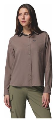 Camisa Columbia Silver Ridge Utility II Marrón Mujer