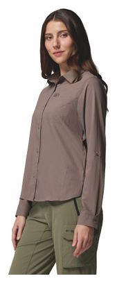 Camisa Columbia Silver Ridge Utility II Marrón Mujer