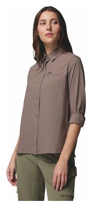 Camisa Columbia Silver Ridge Utility II Marrón Mujer