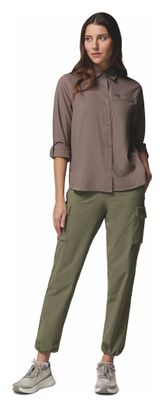 Camisa Columbia Silver Ridge Utility II Marrón Mujer