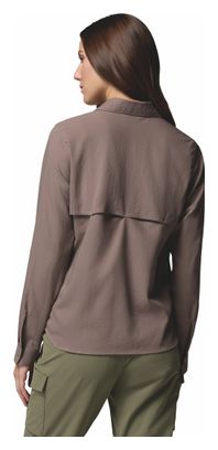 Camisa Columbia Silver Ridge Utility II Marrón Mujer