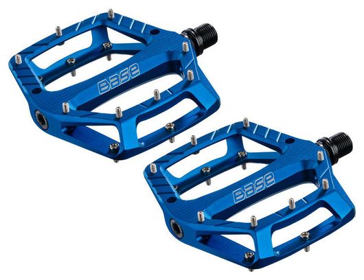 Paar Reverse Base Pedale Blau