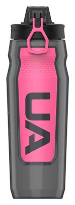 Trinkflasche Under Armour Playmaker Squeeze 950ml Grau Pink