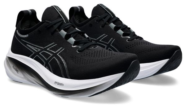 Asics Gel Nimbus 26 Laufschuhe Schwarz Weiß