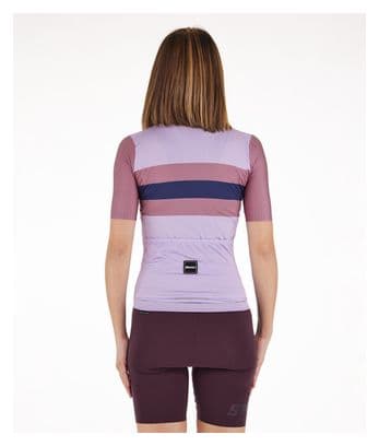 Santini Eco Sleek Bengal Violet Women's Short Sleeve Jersey