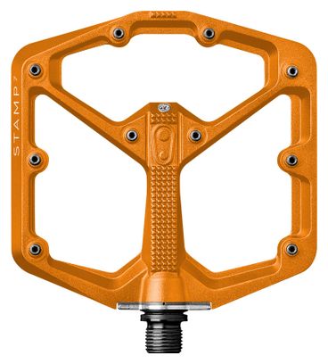 Crankbrothers Stamp 7 Pedales Planos Grandes Naranja