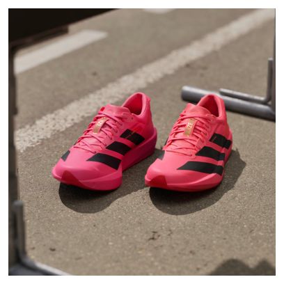 adidas Adizero Adios 9 Laufschuhe Rot/Schwarz für Damen