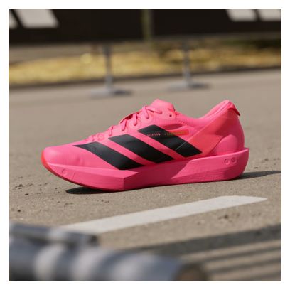 adidas Adizero Adios 9 Laufschuhe Rot/Schwarz für Damen