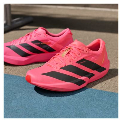 adidas Adizero Adios 9 Laufschuhe Rot/Schwarz für Damen