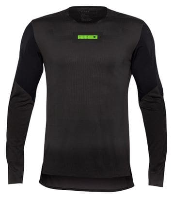 Fox Rawtec Langarm Trikot Schwarz
