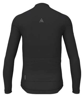 Maillot Manches Longues 7Mesh Ashlu Merino Noir Homme