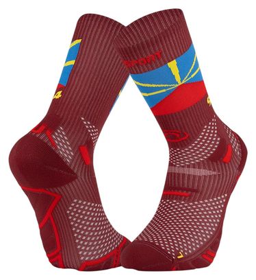 Calzini BV Sport Trail Ultra High «Réunion» rossi