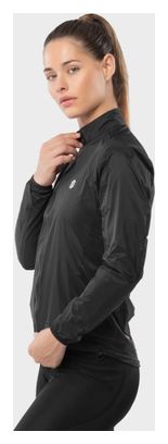 Veste de pluie vélo femme Cyclisme J2 Troumouse Noir