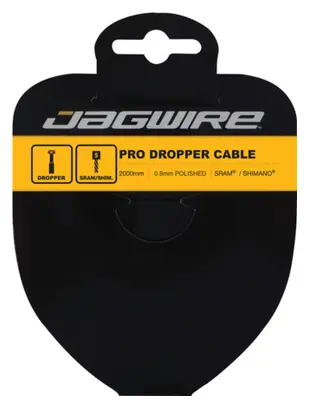 Câble Jagwire Pro Dropper Inner Cable-Pro Polished Stainless-0.8x2000mm