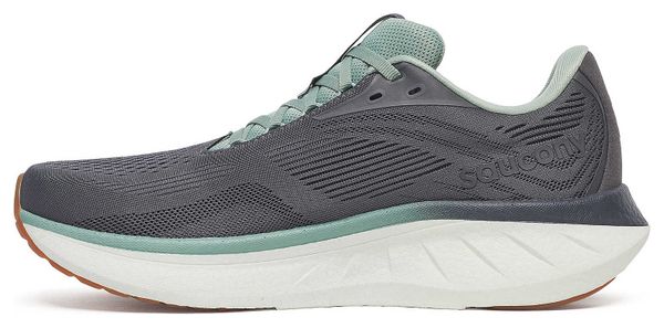 Saucony Ride 18 Grijs/Groen Hardloopschoenen voor Heren