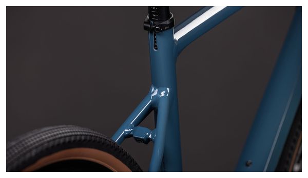 Cube Nuroad One Gravel Bike Shimano Cues 9S 700 mm Grove Blu Verde 2026