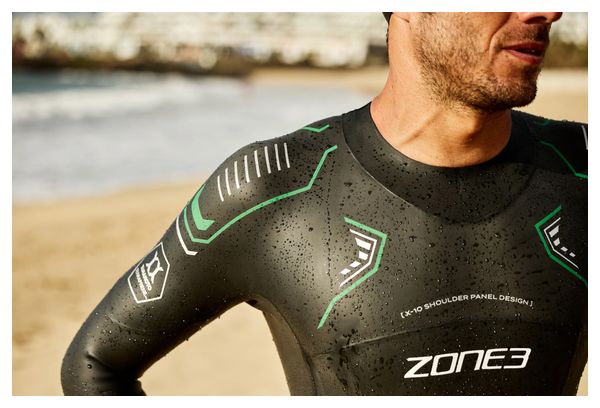 Muta in neoprene Zone3 Vision Nero/Verde da uomo