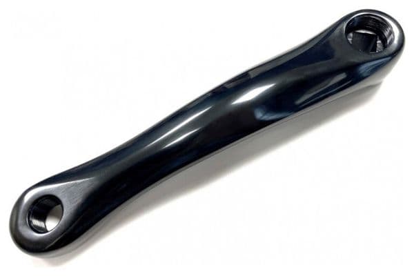 Manivelle gauche PROWHEEL aluminium 170 mm - Moyeu diamant noir