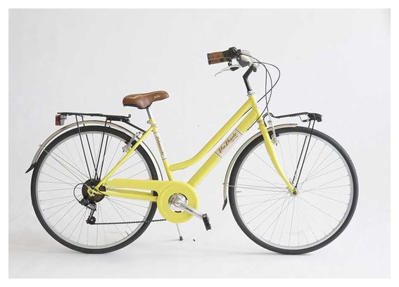 VELO VIA VENETO 605 28  6V. FEMME 46 jaune