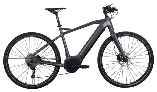 Vélo de Ville Electrique OGP Bike Fitness 351 28'' Shimano Altus 9V 500Wh Gris