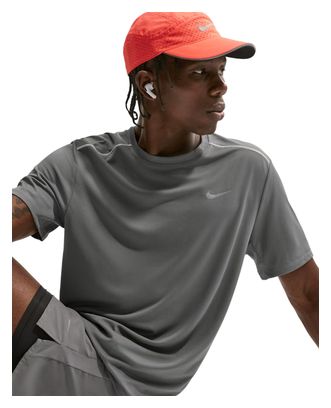 T-Shirt Running Nike Miler Gris Homme