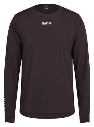Rapha Trail Finale Windblock Men's Long-Sleeve Jersey, Brown