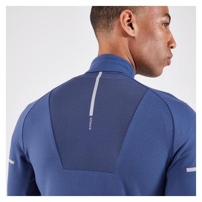 Kiprun 1/2 Zip Run 900 Warm Maglia a maniche lunghe blu