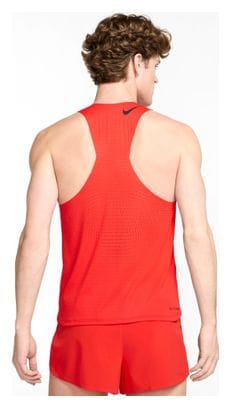 Heren Nike AeroSwift Tank Rood