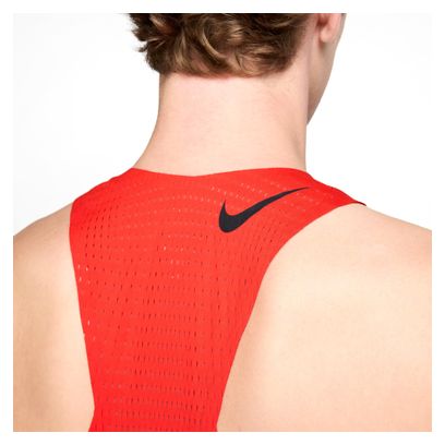 Camiseta de Tirantes Nike AeroSwift Roja Hombre