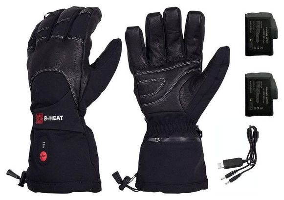 Gants chauffants en cuir EVO-3