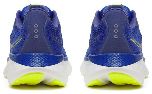 Chaussures Running Saucony Ride 18 Bleu/Jaune Homme