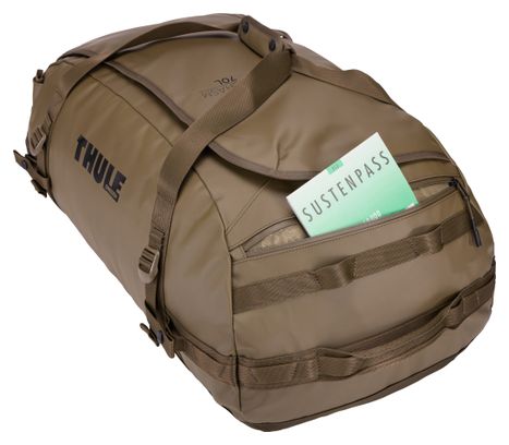 Borsa da viaggio Thule Chasm Recycled Duffel 70L Deep Khaki