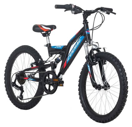 VTT enfant tout suspendu 20  Zodiac noir-rouge TC 31 cm KS Cycling