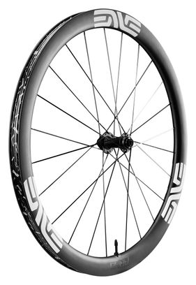 Ruota anteriore Enve AR40 700 mm | 12x100 mm | Blocco centrale | Adesivo bianco