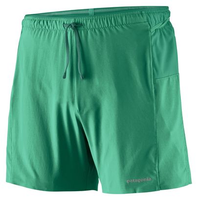 Pantalones cortos Patagonia Strider Pro - 5 pulgadas Verde Hombre