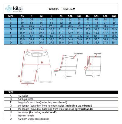 Short randonnée homme Kilpi RUSTON-M