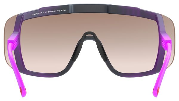 Lunettes Poc Devour Fluorescent Pink Black / Brown Silver Mirror