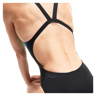 Speedo <strong>Eco+ Placem Dig Leaderb Traje de baño de 1 pieza Azul</strong>Negro