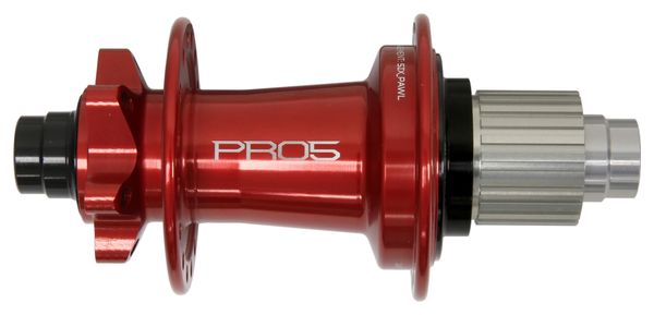 Moyeu Arrière Hope Pro 5 32 Trous | Boost 12x148 mm | 6 Trous | Rouge