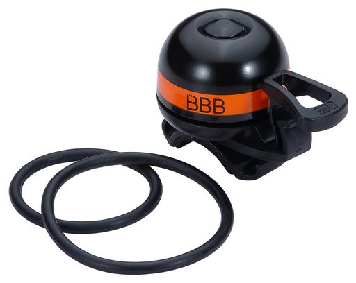 Campanello BBB EasyFit Deluxe Nero/Arancione
