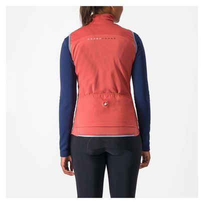 Gilet Sans Manches Femme Castelli Perfetto Ros 2 Rouge 