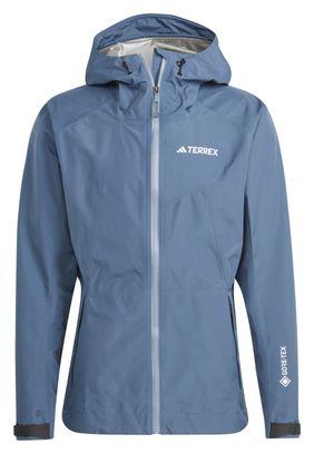 Wasserdichte Jacke adidas Terrex Xperior Paclite GTX Blau