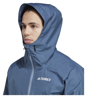 Wasserdichte Jacke adidas Terrex Xperior Paclite GTX Blau