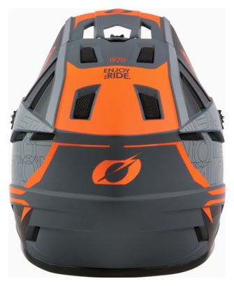 O'Neal Backflip Eclipse V24 Integral Helmet Grigio / Arancione
